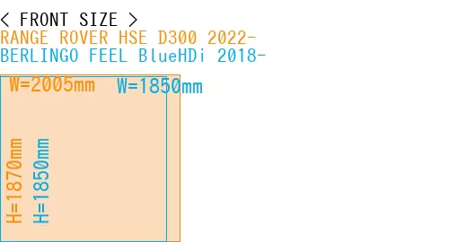 #RANGE ROVER HSE D300 2022- + BERLINGO FEEL BlueHDi 2018-